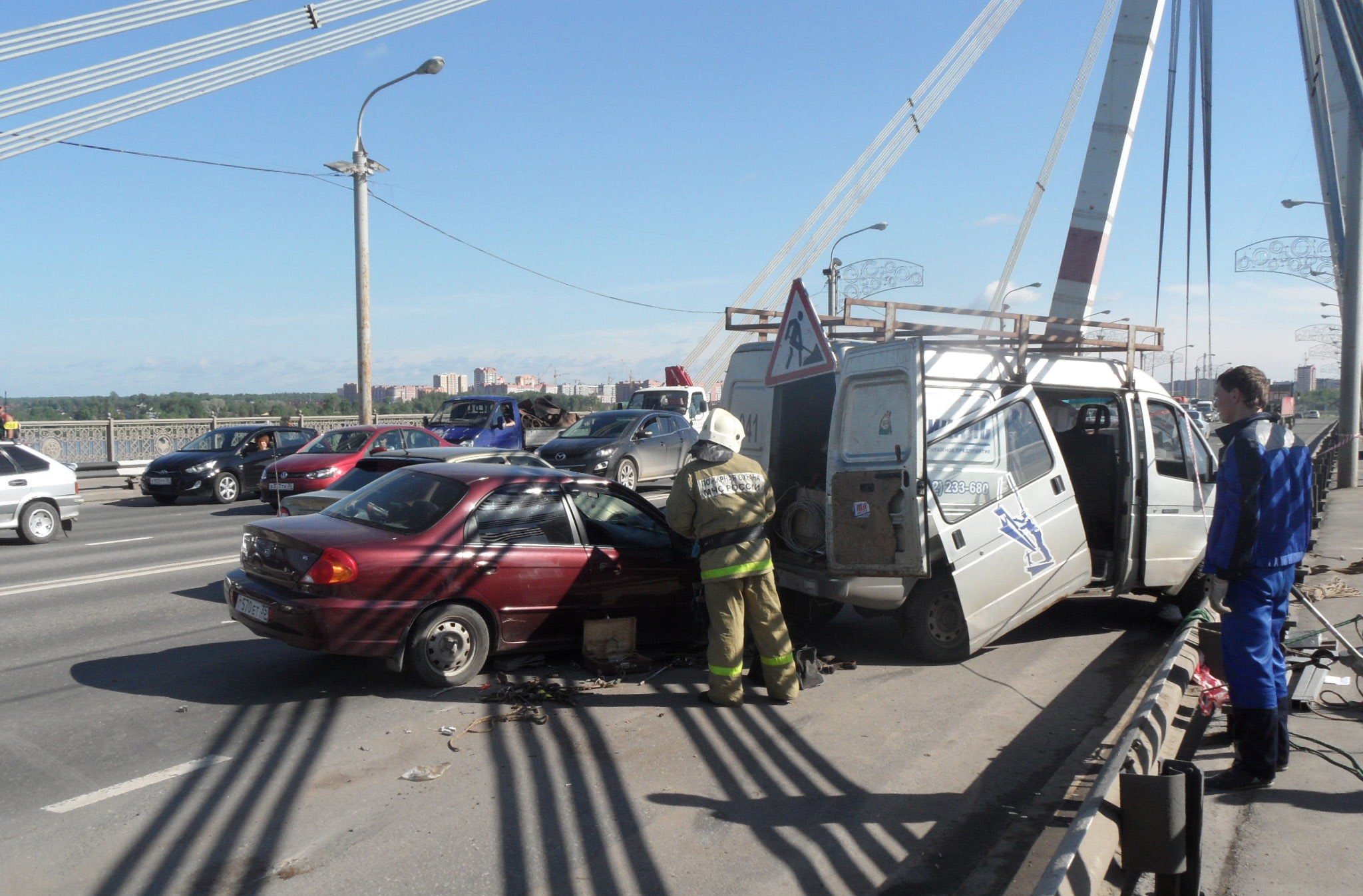 Виновницей вчерашней пробки в Череповце стала девушка, только что  получившая права