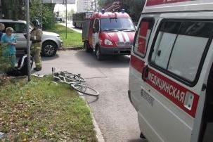  Велосипедист в момент наезда ехал по тротуару Фото: ГУ МЧС по Вологодской области 