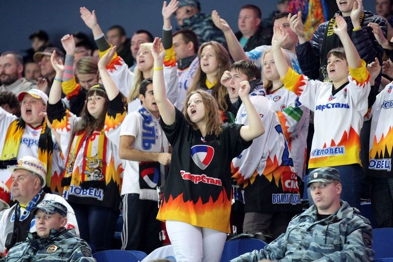  Команды показали равный хоккей, но удача сегодня явно была на стороне череповецкой дружины Фото: официальный сайт ХК «Северсталь» 