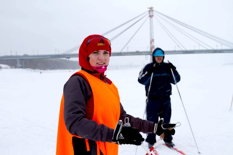 Бесплатные занятия проводит кандидат в мастера спорта по лыжным гонкам Полина Шведова