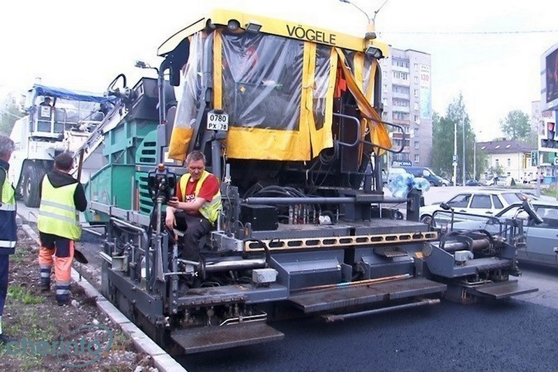 Петербургская компания «ВАД» проводила масштабный ремонт череповецких дорог в 2012 году