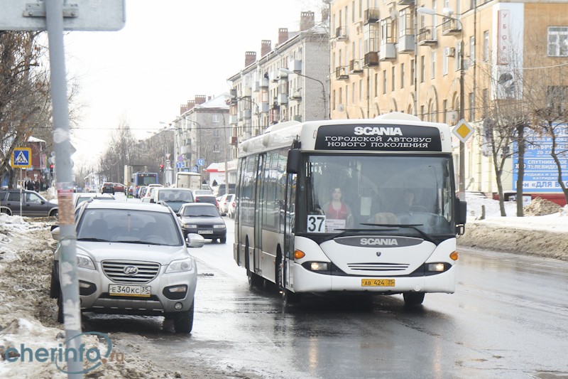 В 2015 году в Череповце произошло более 50 аварий с участием пассажирского транспорта
