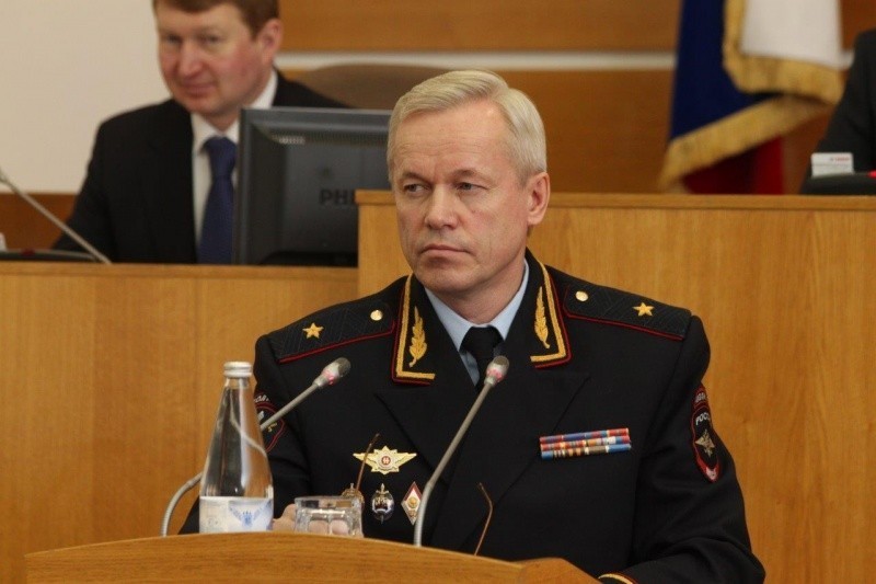 Руководитель управления МВД Вологодской области Виталий Федотов