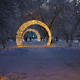 Световые арки на Сталеваров