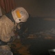 Пожар на Остинской, 52. Фото: служба пожаротушения