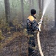 Лесной пожар на острове. Фото: служба спасения