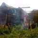 Пожар в Большом Дворе. Фото: МЧС