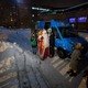 Дед Мороз на площади Химиков