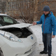 Александр Сорокин и его электромобиль