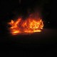 Сгоревшая машина в Зашекснинском районе. Фото: служба пожаротушения