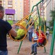 Открытие новой детской площадки в Зашекснинском районе