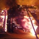 Пожар на улице Ельнинской, 57. Фото: служба пожаротушения