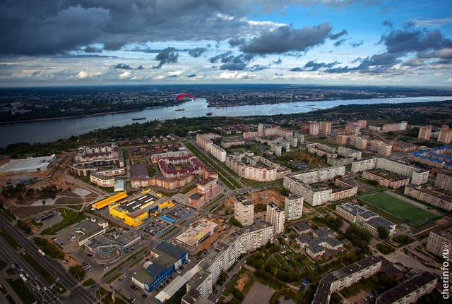 Фото череповца сверху