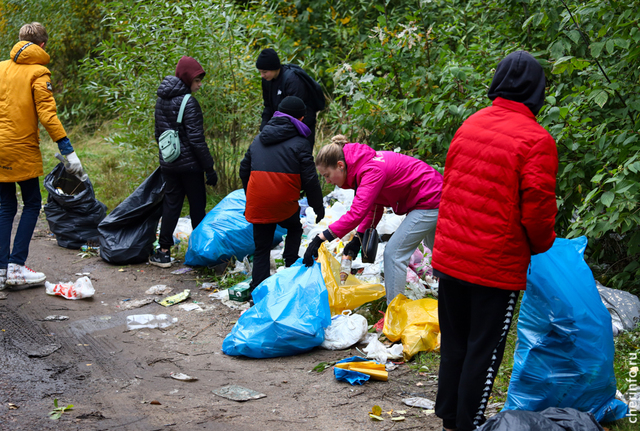 В Череповце участники «Чистых игр» собрали 11 тонн мусора