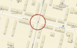 Ломоносова 20 на карте