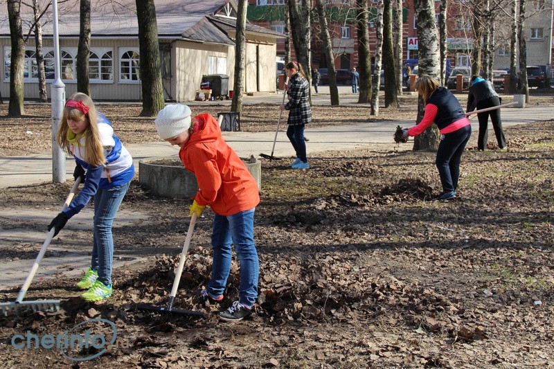 Картинки уборка на улице