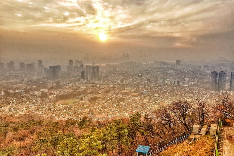 Вид на Сеул