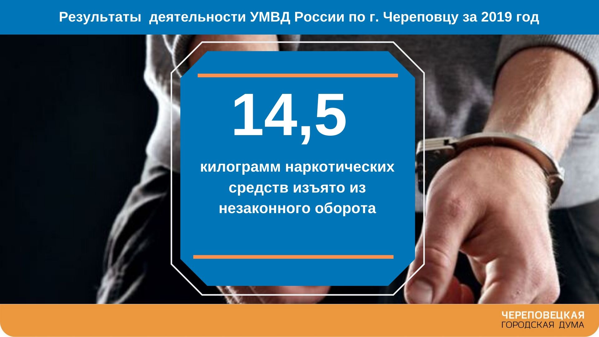 Артем Суманеев, начальник УМВД России по городу Череповцу, представил  депутатам подробный доклад об основных результатах деятельности за 2019 год