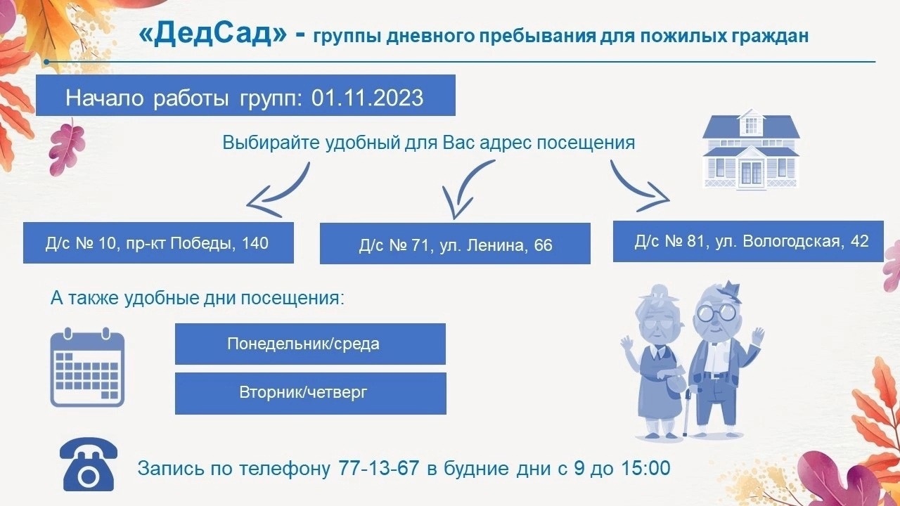 Друзья, старт Городского проекта «ДедСад»!